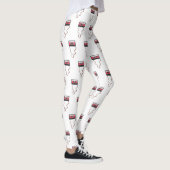 Ongewikkeld Cassettebandje Mixtapeband Retro  Leggings (Rechts)