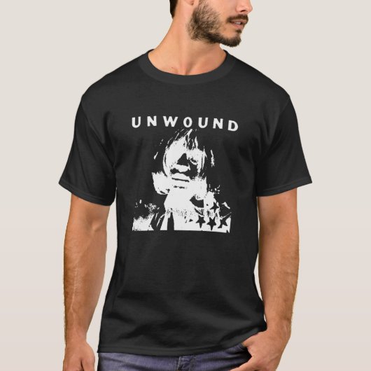 Ongewikkelde band V-Neck T-shirt (Voorkant)