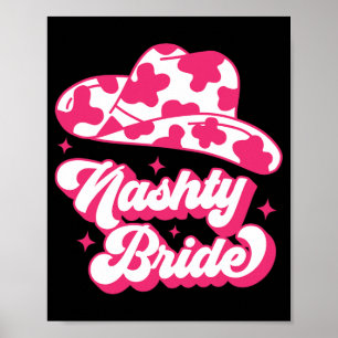 Ongewilde Bruid Bruidsmeisje Bijpassende Bachelore Poster
