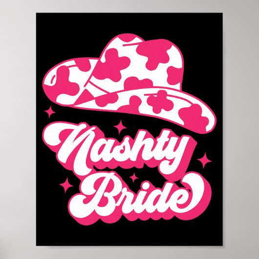 Ongewilde Bruid Bruidsmeisje Bijpassende Bachelore Poster (Voorkant)