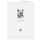 ongewone abstracte bloem (Achterkant)