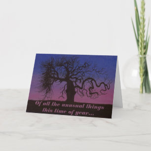 Ongewone Dingen Halloween-kaart Kaart