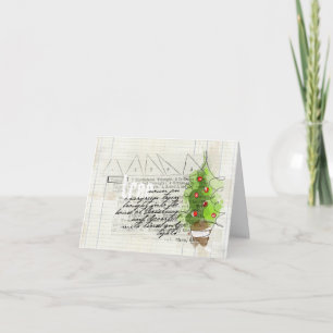 ongewone kerstkaart feestdagen kaart