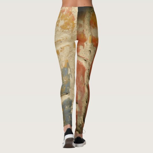 Ongewone kunst en design dames stretch leggings (Achterkant)