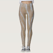 Ongewone kunst en design dames stretch leggings (Voorkant)
