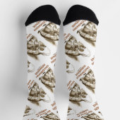 Ongewone onzin (kreeft Quadrille Wonderland) Sokken (Top)