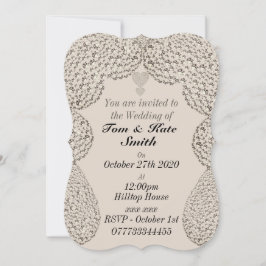 Ongewone Rhinestone gepersonaliseerde bruiloft uit Kaart