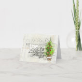 Ongewone vrolijke kerstdoodle kaart (Voorkant)