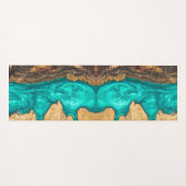 Ongewoon gesimuleerd hout, hars, epoxy yogamat (Voorkant (horizontaal))