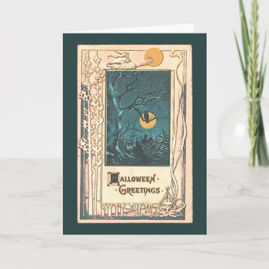 Ongewoon Halloween Wenskaart Kaart (Voorkant)