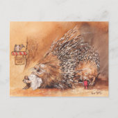 ongewoon kapsel briefkaart (Voorkant)