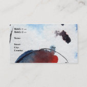  ongewoon modern Abstract Visitekaartje (Achterkant)