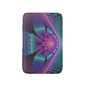 Ongewoon patroon Kleurrijke Fantasie Bloem Fractal Badmat (Voorkant Verticaal)