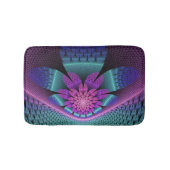 Ongewoon patroon Kleurrijke Fantasie Bloem Fractal Badmat (Voorkant)