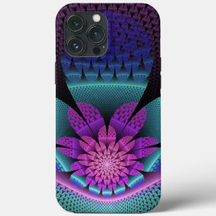 Ongewoon patroon Kleurrijke Fantasie Bloem Fractal Case-Mate iPhone Case