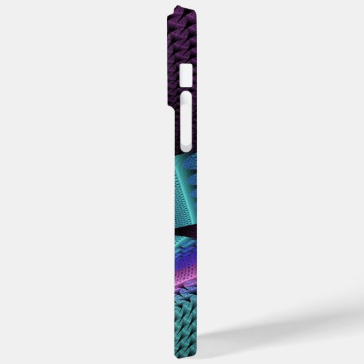 Ongewoon patroon Kleurrijke Fantasie Bloem Fractal Case-Mate iPhone Case (Achterkant / Links)