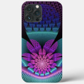 Ongewoon patroon Kleurrijke Fantasie Bloem Fractal Case-Mate iPhone Case (Achterkant)