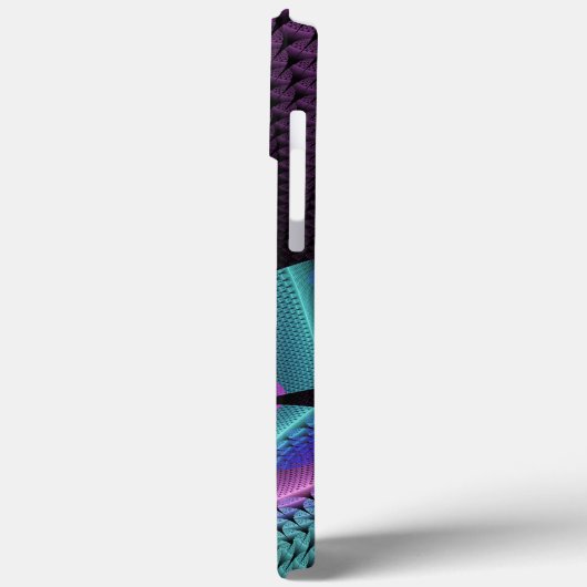 Ongewoon patroon Kleurrijke Fantasie Bloem Fractal Case-Mate iPhone Case (Achterkant / Links)