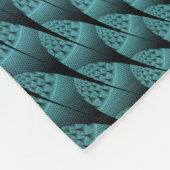 Ongewoon patroon Kleurrijke Fantasie Bloem Fractal Fleece Deken (Hoek)