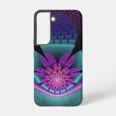 Ongewoon patroon Kleurrijke Fantasie Bloem Fractal Samsung Galaxy Hoesje (Achterkant)
