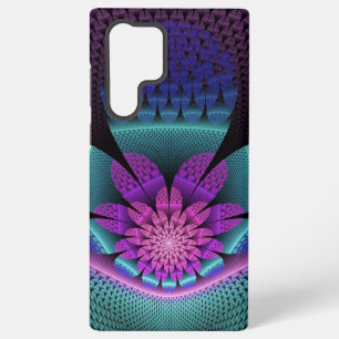 Ongewoon patroon Kleurrijke Fantasie Bloem Fractal Samsung Galaxy Hoesje