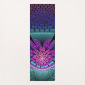 Ongewoon patroon Kleurrijke Fantasie Bloem Fractal Yogamat (Voorkant)