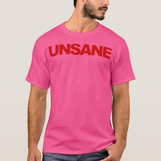 Ongezond rood t-shirt (Voorkant)