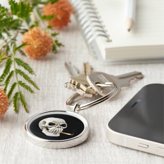 Ongezonde habitat sleutelhanger (Zijkant)