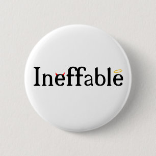 Ongezonde hemel en hel ronde button 5,7 cm