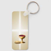 Ongezuurde Broden en Wijn Het Laatste Avondmaal Pa Sleutelhanger (Achterkant)