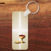 Ongezuurde Broden en Wijn Het Laatste Avondmaal Pa Sleutelhanger (Achterkant)