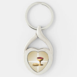 Ongezuurde Broden en Wijn Het Laatste Avondmaal Pa Sleutelhanger