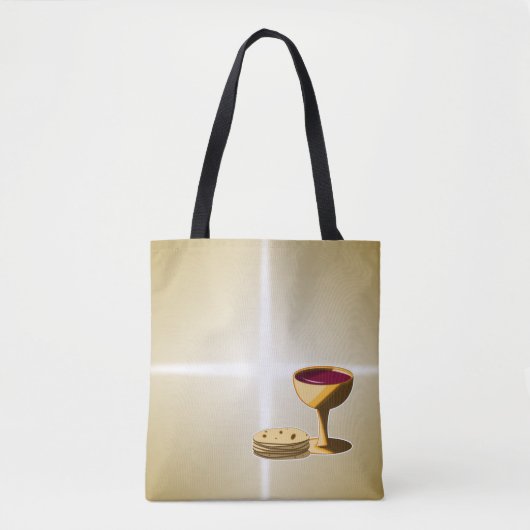 Ongezuurde Broden en Wijn Het Laatste Avondmaal Pa Tote Bag (Voorkant)