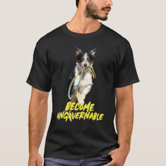 Ongouvernementalistisch Hondenriem Mond Worden T-shirt