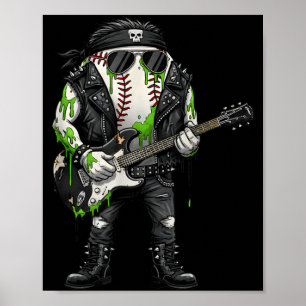 Ongouvernementele Agentschap Rocker Honkbal Es Hor Poster
