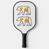 ongue-Out & Heart-Face Emojis Pickleball Paddle (Achterkant)