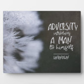 Ongunstige Inspirerend plaque Fotoplaat (Voorkant)