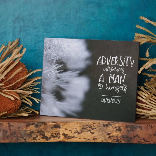 Ongunstige Inspirerend plaque Fotoplaat (Zijkant)