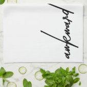 Onhandig sarcastisch grappig citaat theedoek (Gevouwen)