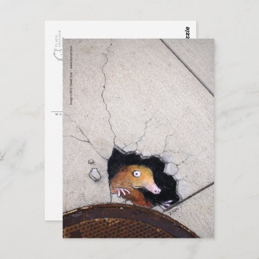 onhandige molen briefkaart (Voorkant / Achterkant)