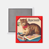 Onheil de kat magneet (Voorkant / Achterkant)