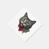 Onheil op papier servet (Hoek)