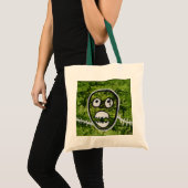 Onheilspellige Goth Horror Skelet Monster Kunst Tote Bag (Voorkant (product))