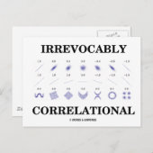 Onherroepelijk correlatiestatistieken (correlaties briefkaart (Voorkant / Achterkant)