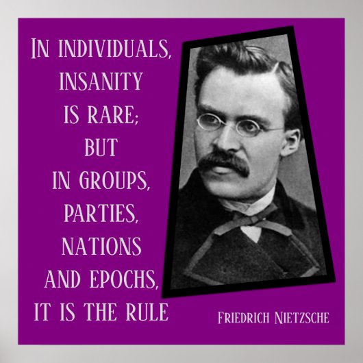 Onhygiëne is de regel Nietzche Poster (Voorkant)