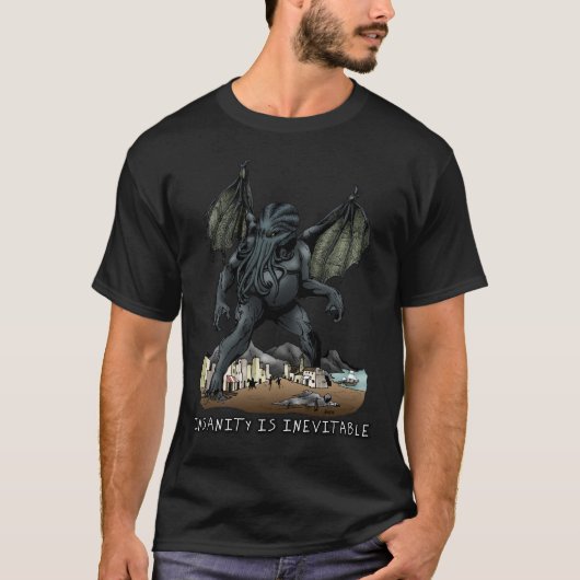 Onhygiëne is onvermijdelijk Cthulhu T-Shirt (donke (Voorkant)