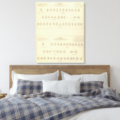 Onhygiëne, statistische Amerikaanse lithograaf Canvas Afdruk (Insitu (Slaapkamer))