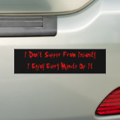 Onhygiënisch liefje bumpersticker (Op auto)