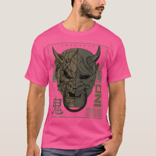 Oni Cyberpunk Samurai Arts voor Bushido Warrior T-shirt