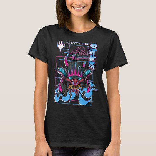 Oni Demon Japans duiil T-shirt (Voorkant)